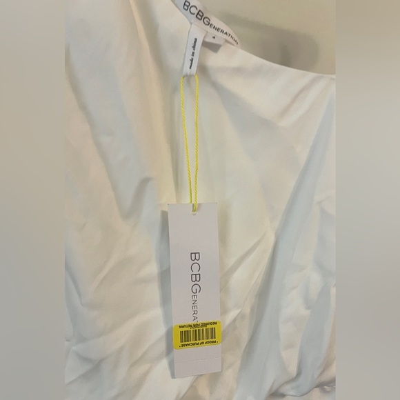 FINAL PRICE NWT $118 Retail BCBGENERATION White Dress - Picture 3 of 6